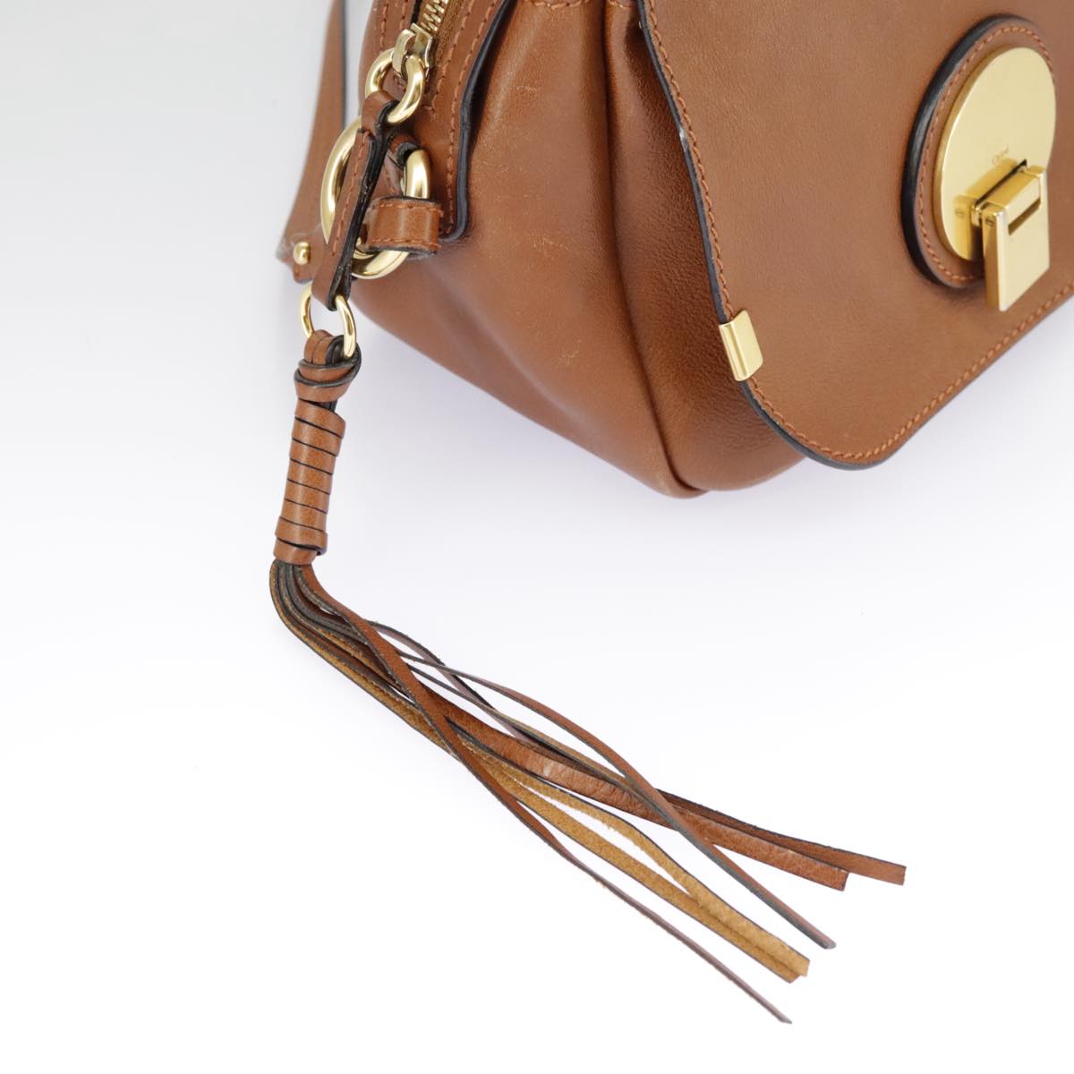 Chloé Indy Brown Leather Shoulder Bag (Pre-Owned)
