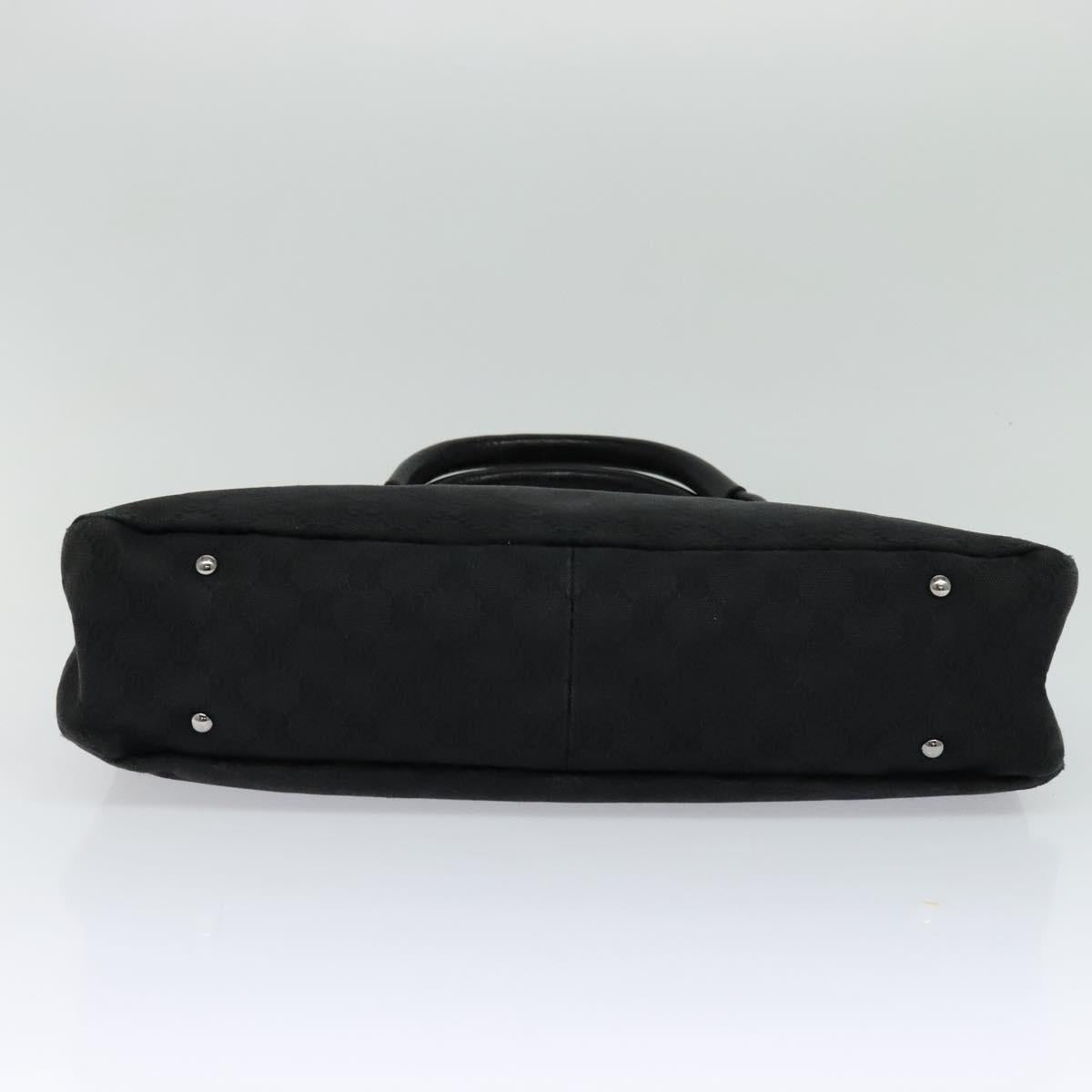 Gucci Gg Canvas Black Canvas Shoulder Bag (Pre-Owned)