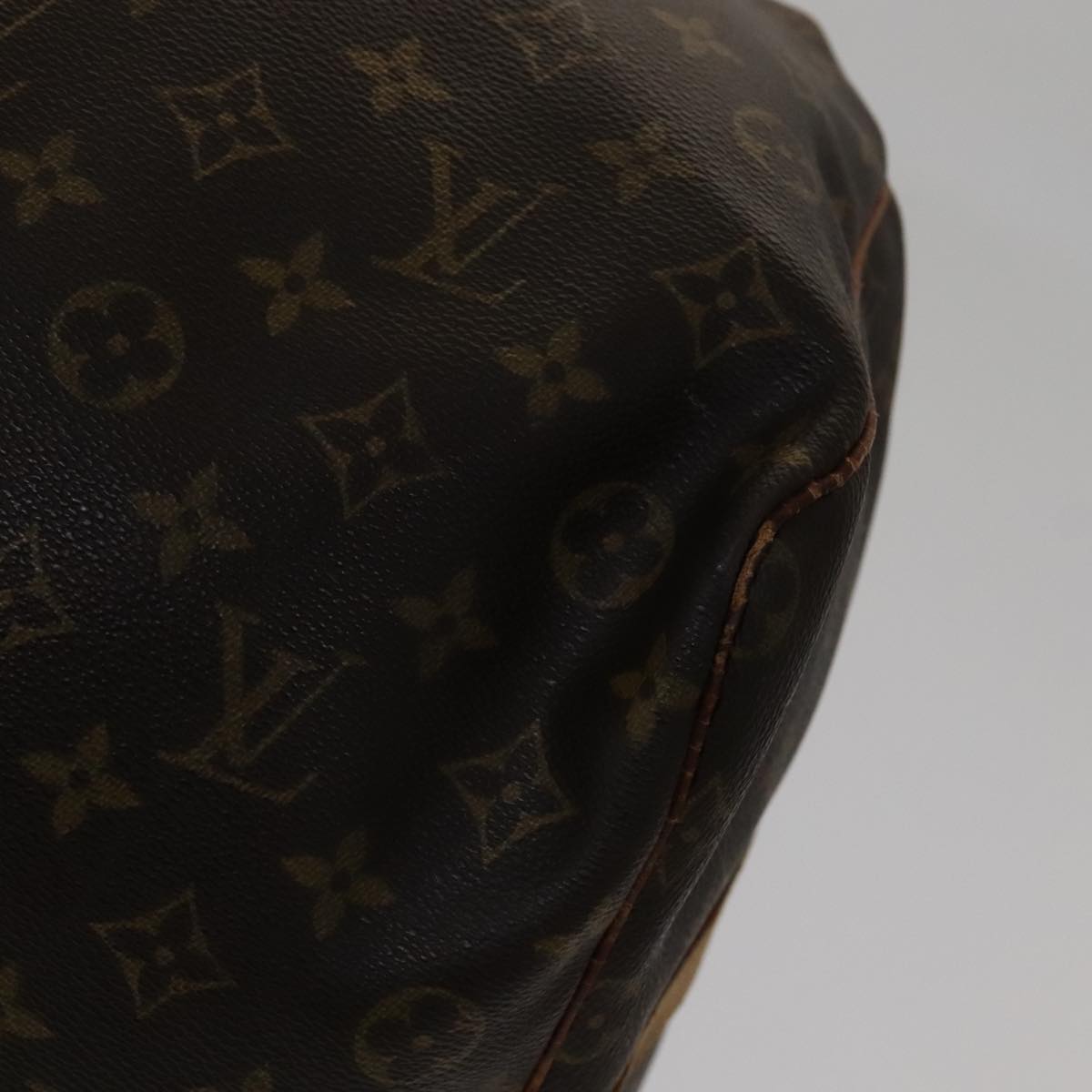 Louis Vuitton Keepall Bandoulière 60 Brown Canvas Travel Bag (Pre-Owned)