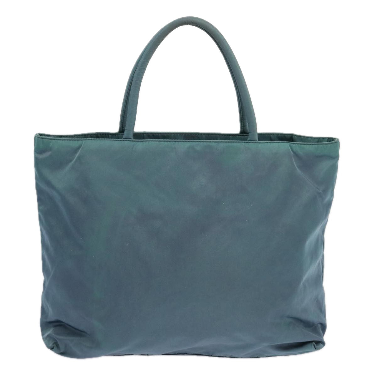 Prada Tessuto Blue Canvas Tote Bag (Pre-Owned)