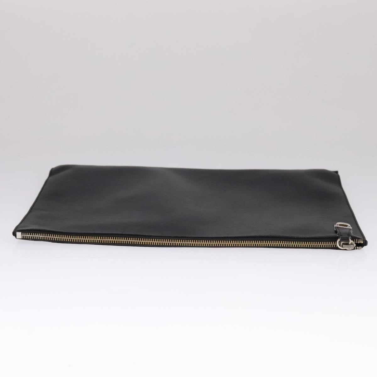 Prada Black Leather Clutch Bag (Pre-Owned)