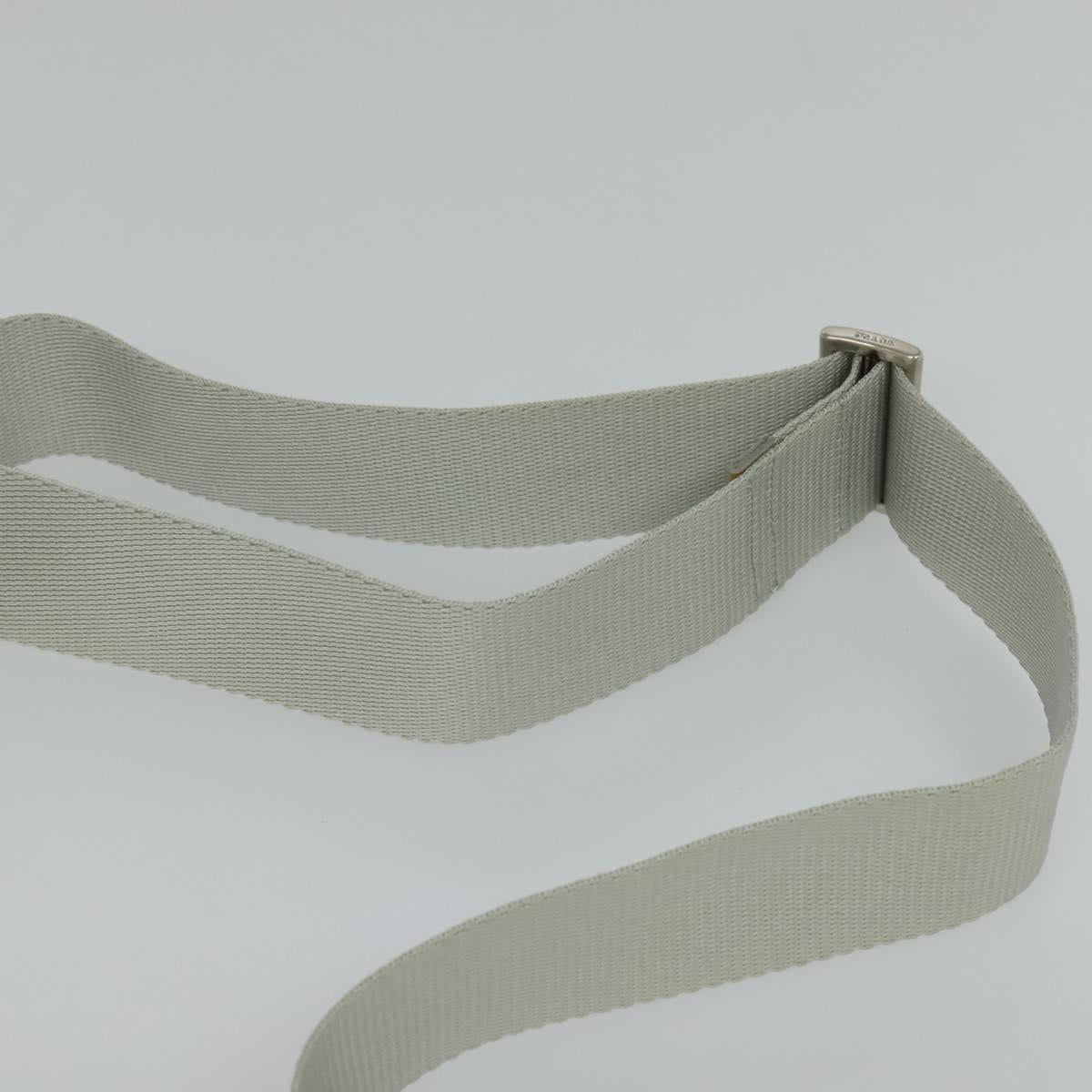 Prada Re-Nylon Ecru Synthetic Shoulder Bag (Pre-Owned)