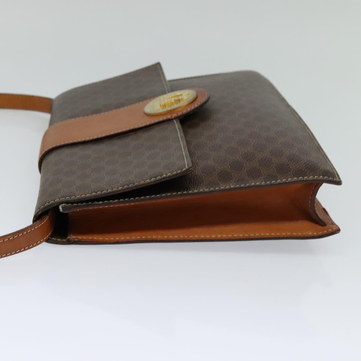 Céline Macadam Brown Canvas Shoulder Bag (Pre-Owned)