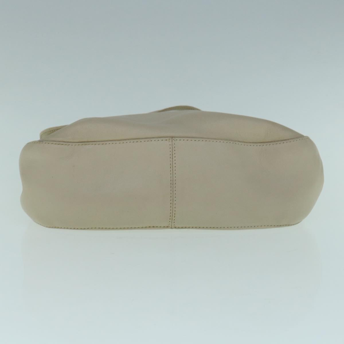 Bally Beige Leather Shoulder Bag (Pre-Owned)