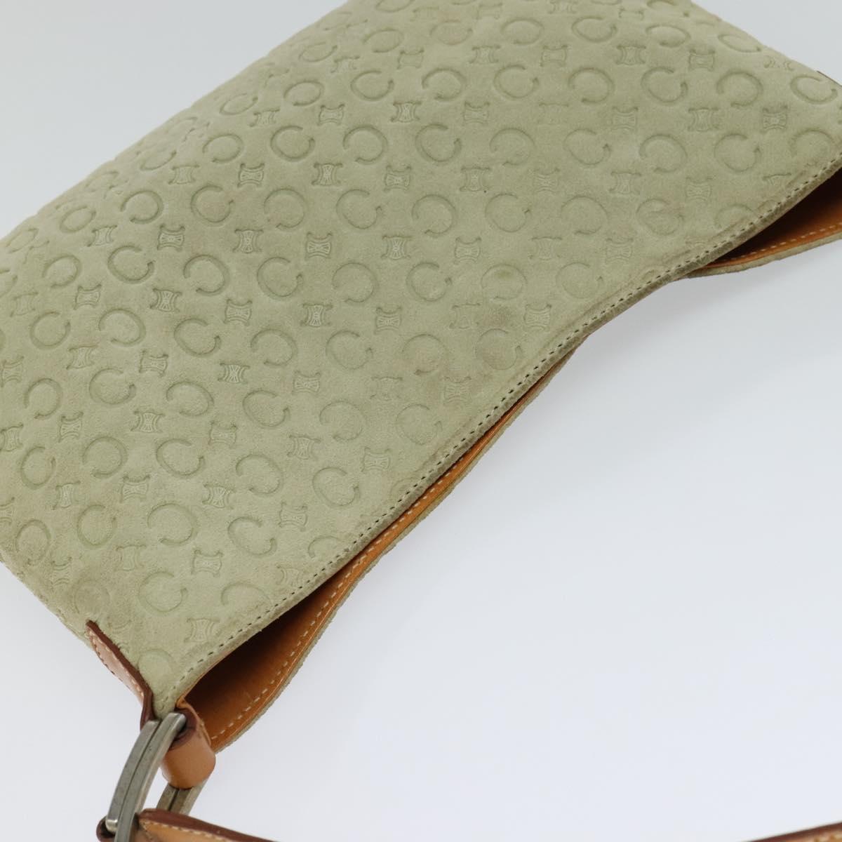 Céline Macadam Grey Canvas Shoulder Bag (Pre-Owned)