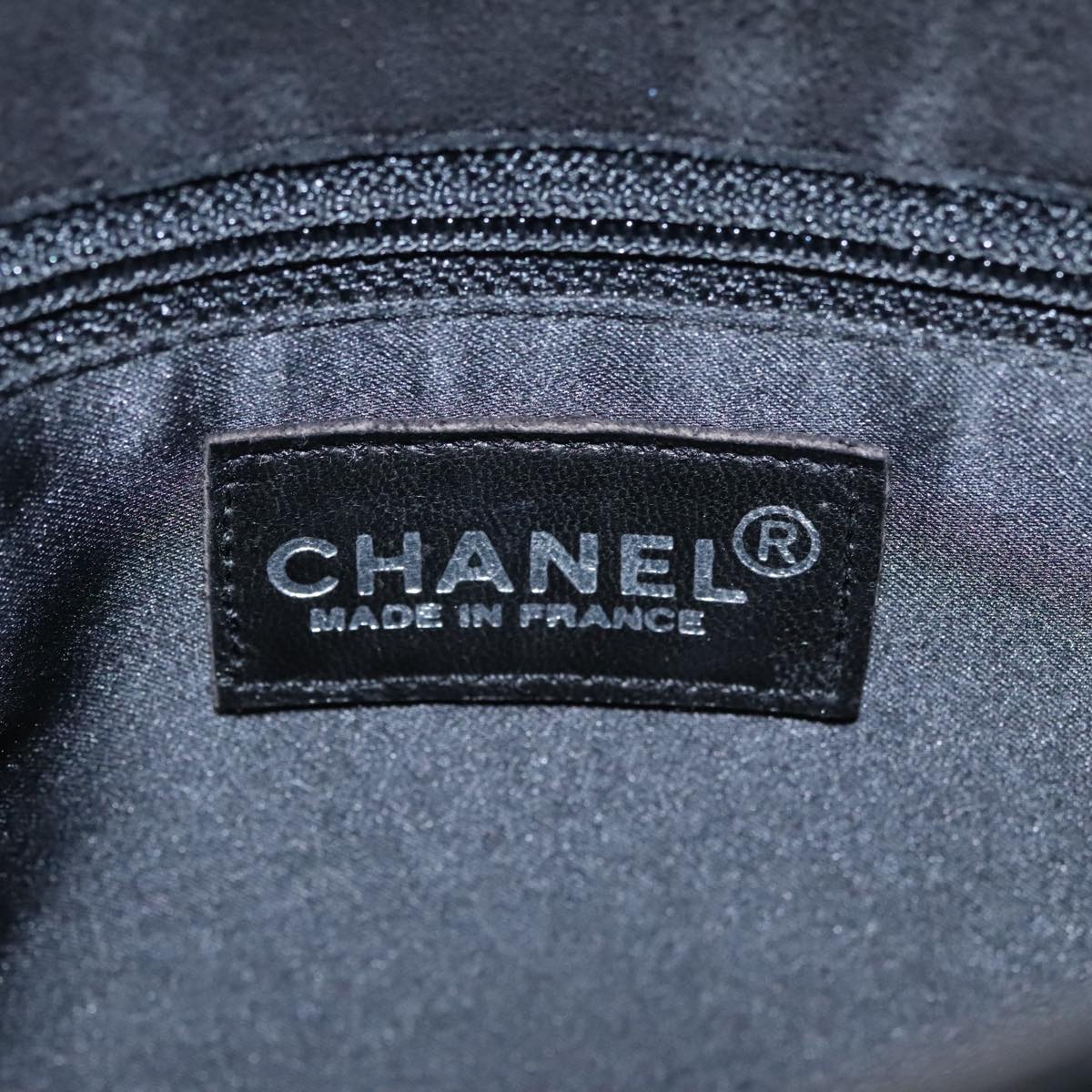 Chanel Black Suede Tote Bag (Pre-Owned)