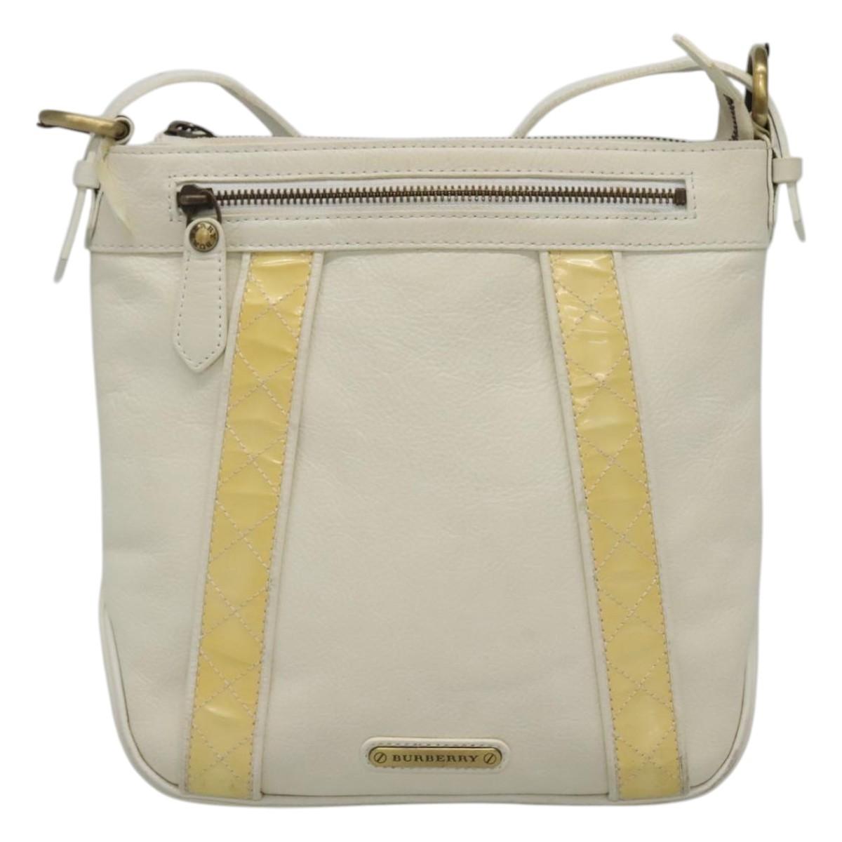 Burberry - Beige Leather Shoulder Bag (Pre-Owned)