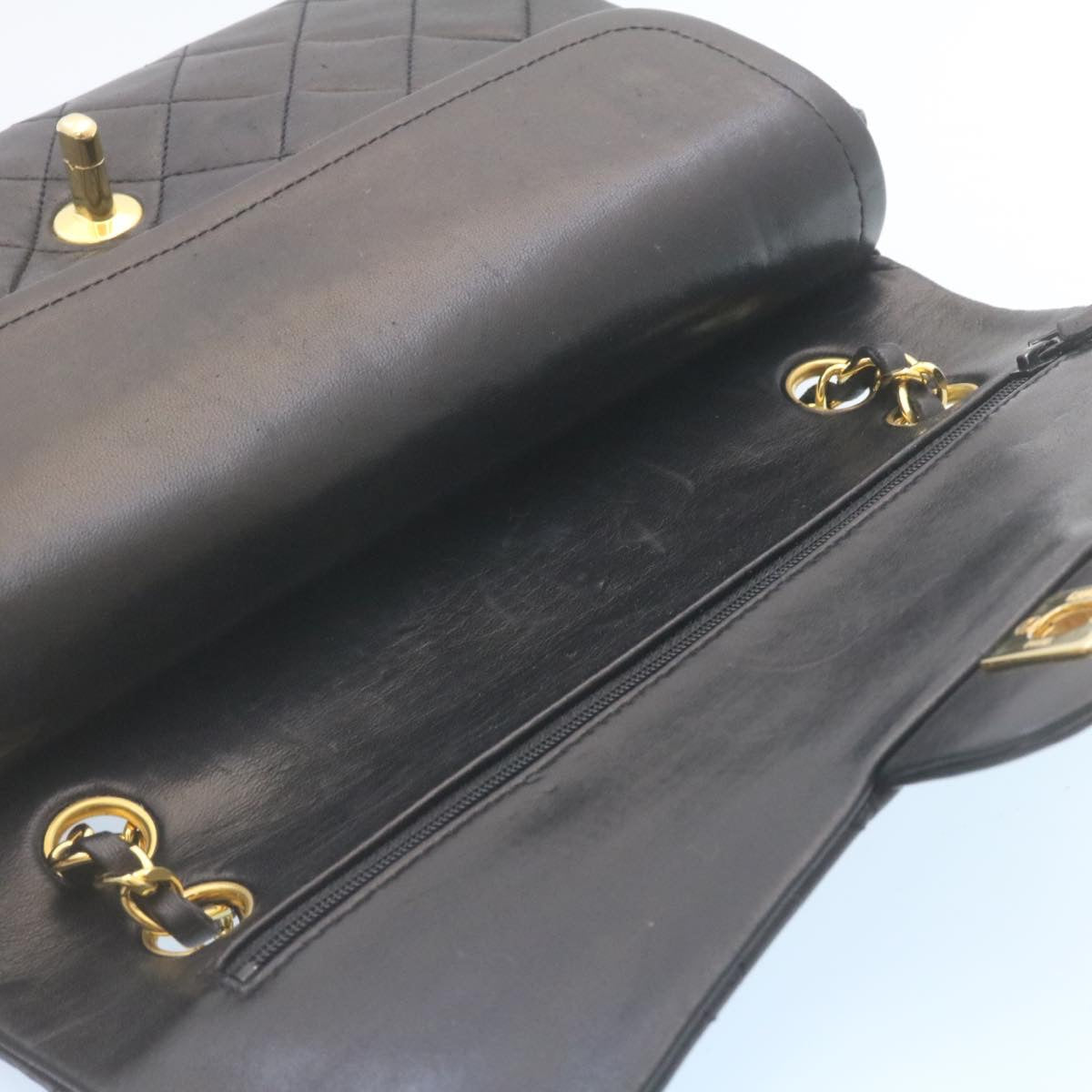 Chanel Timeless Black Leather Shoulder Bag (Pre-Owned)