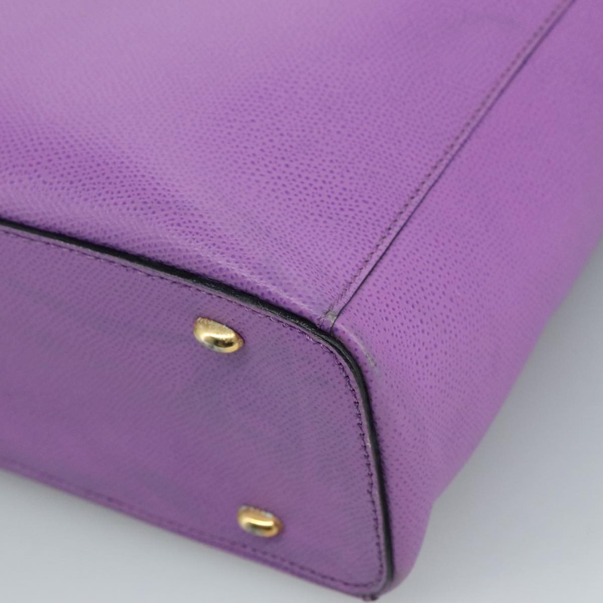 Céline Purple Leather Tote Bag (Pre-Owned)