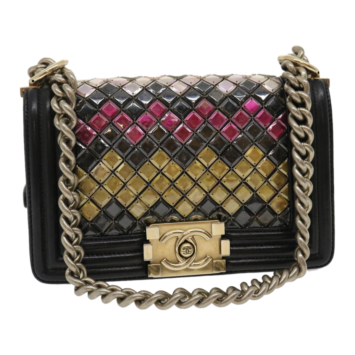 Chanel Boy Multicolour Leather Shoulder Bag (Pre-Owned)