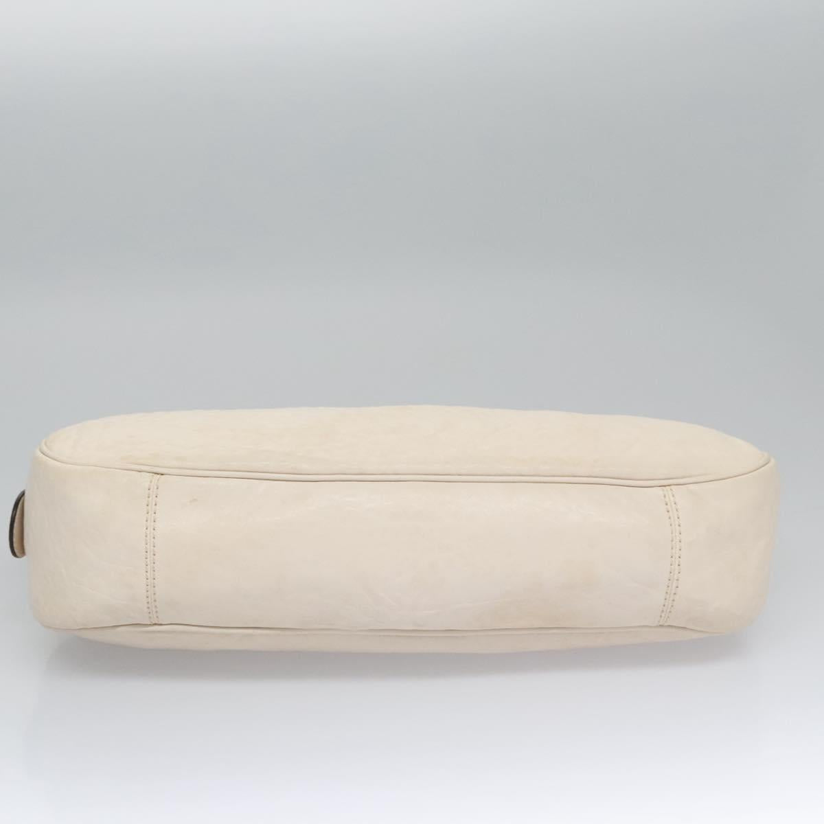 Céline Vintage Beige Leather Shoulder Bag (Pre-Owned)