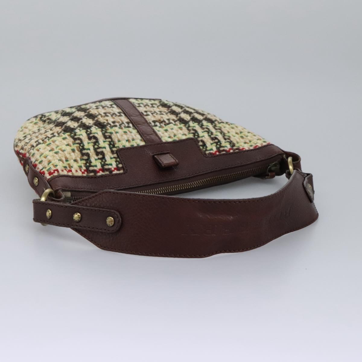 Burberry House Check Multicolour Tweed Shoulder Bag (Pre-Owned)