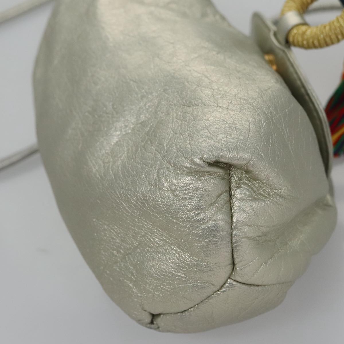 Loewe Silver Leather Shoulder Bag (Pre-Owned)