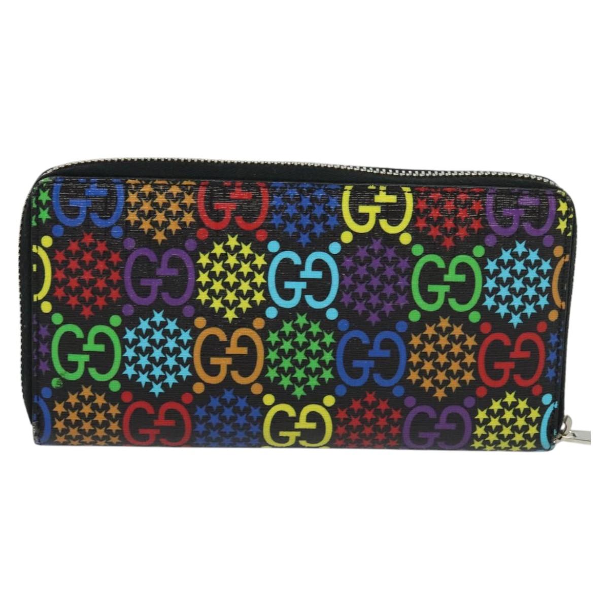 Gucci Gg Canvas Multicolour Canvas Wallet (Pre-Owned)