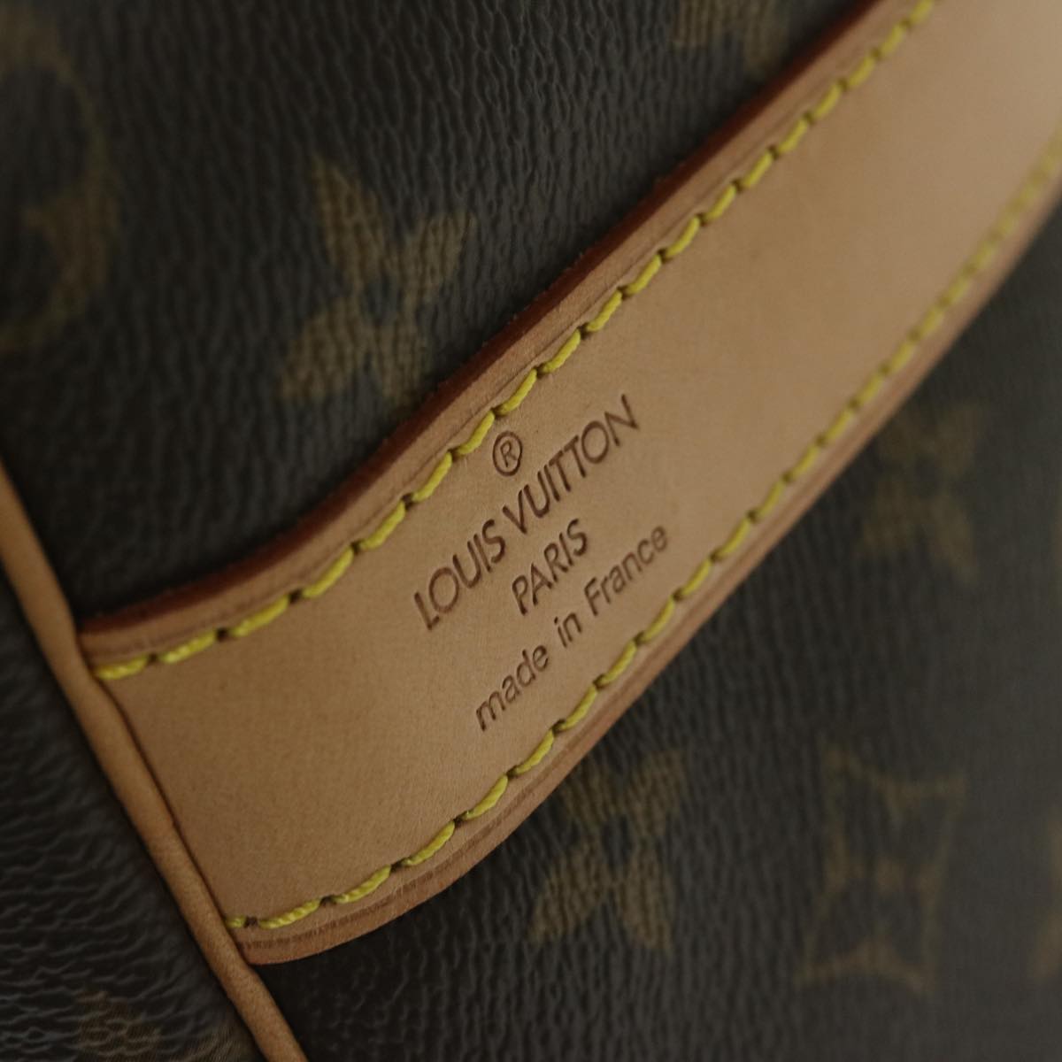 Louis Vuitton Keepall Bandoulière 60 Brown Canvas Shoulder Bag (Pre-Owned)