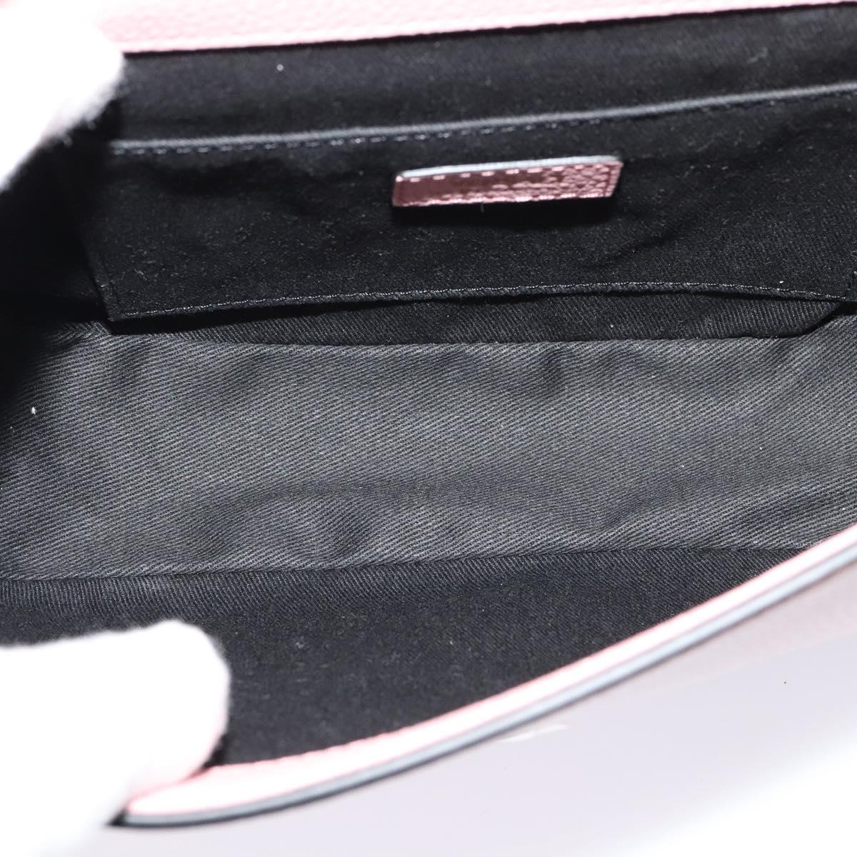 Versace Pink Leather Shoulder Bag (Pre-Owned)