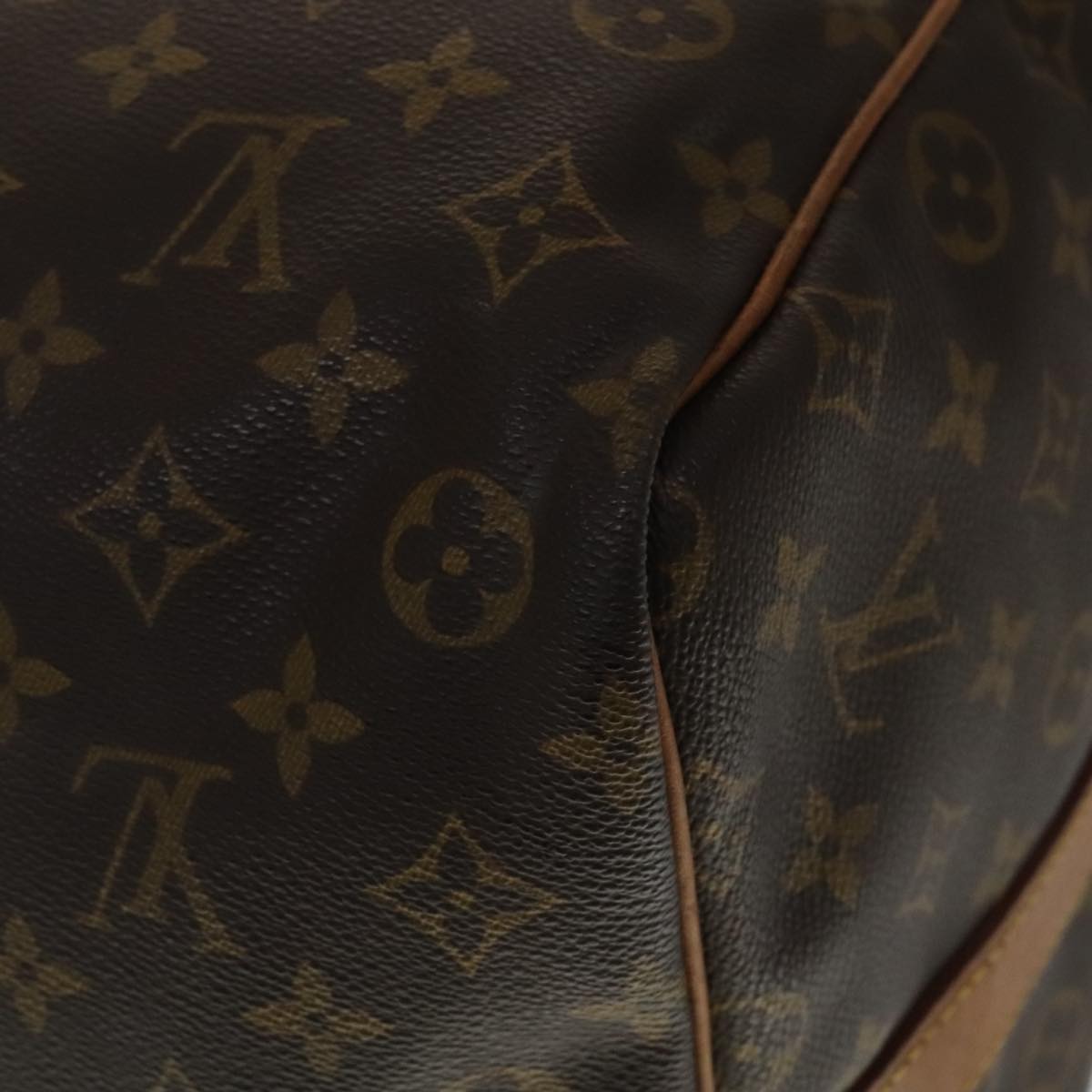 Louis Vuitton Keepall Bandoulière 60 Brown Canvas Travel Bag (Pre-Owned)
