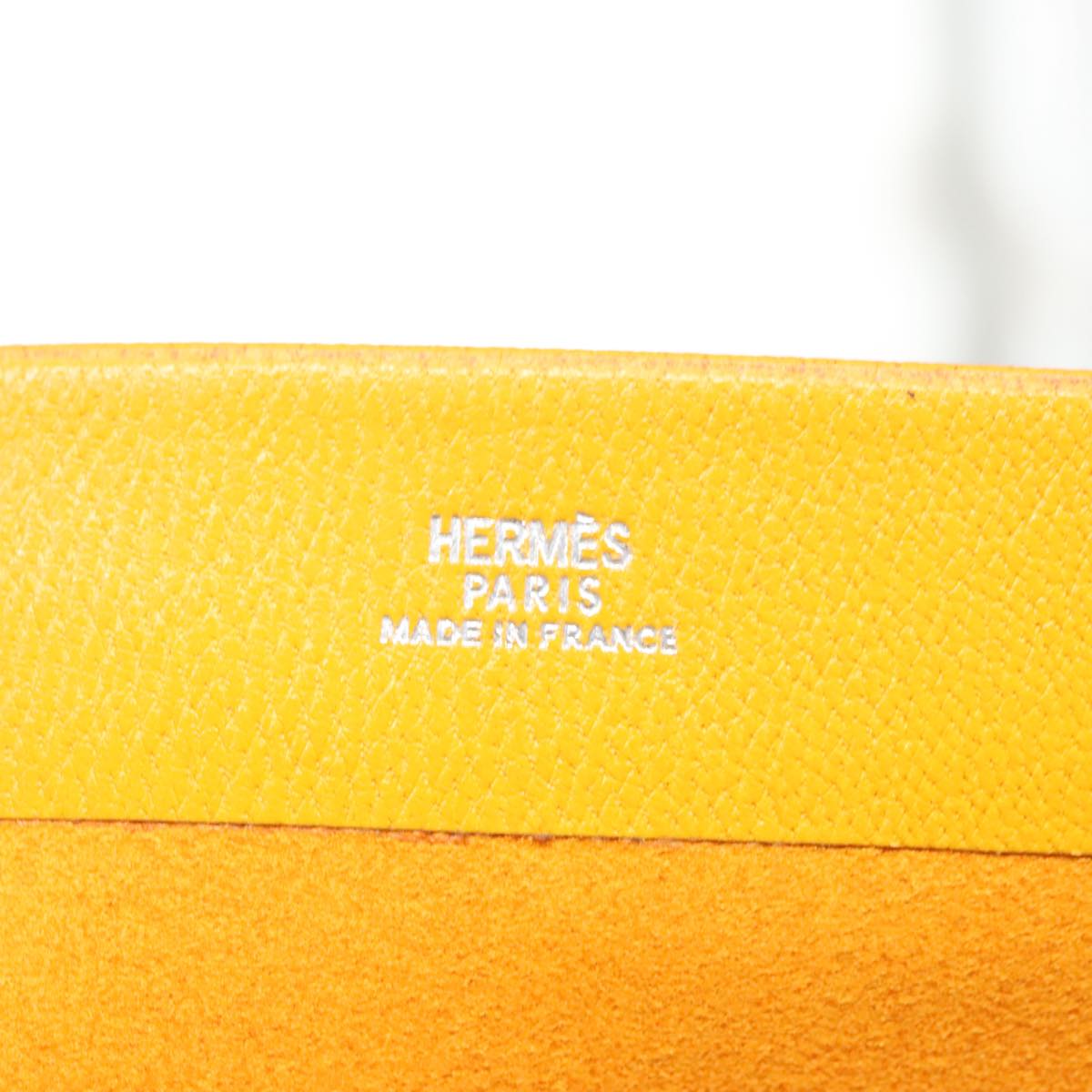 Hermès Yellow Leather Wallet (Pre-Owned)