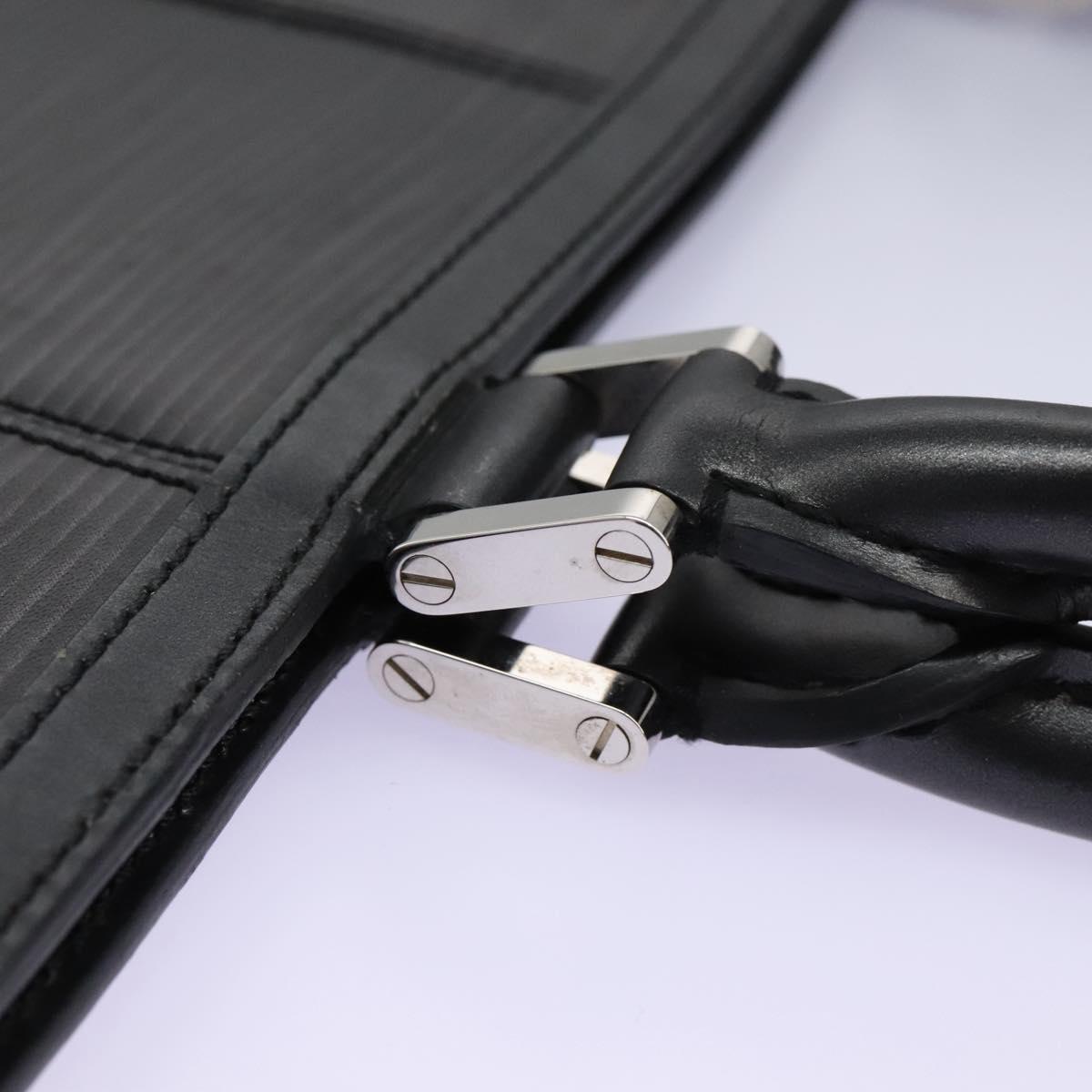 Louis Vuitton Stretch Fizz Black Leather Tote Bag (Pre-Owned)