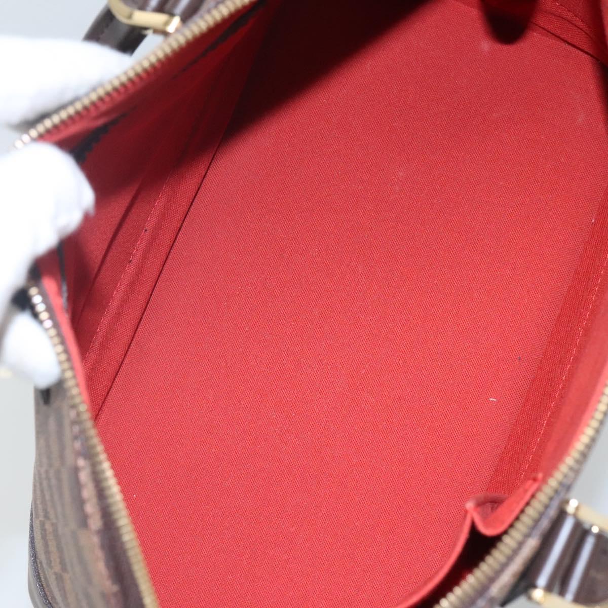 Louis Vuitton Alma Brown Canvas Handbag (Pre-Owned)