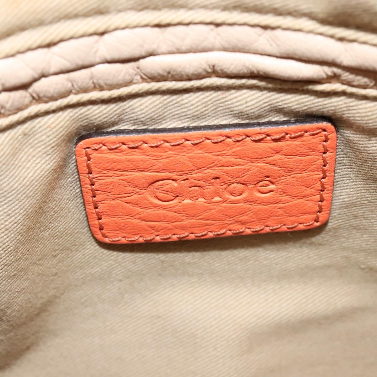 Chloé Paraty Orange Leather Handbag (Pre-Owned)