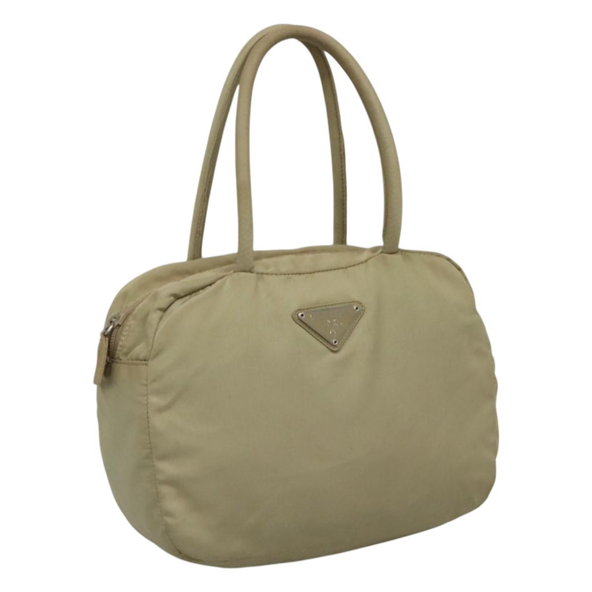 Prada Tessuto Green Synthetic Handbag (Pre-Owned)