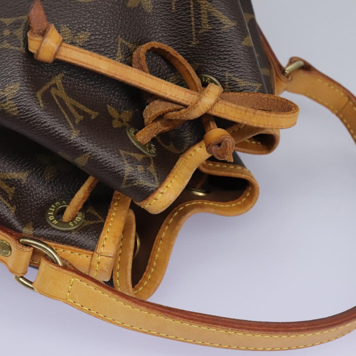 Louis Vuitton Noe Brown Canvas Handbag (Pre-Owned)
