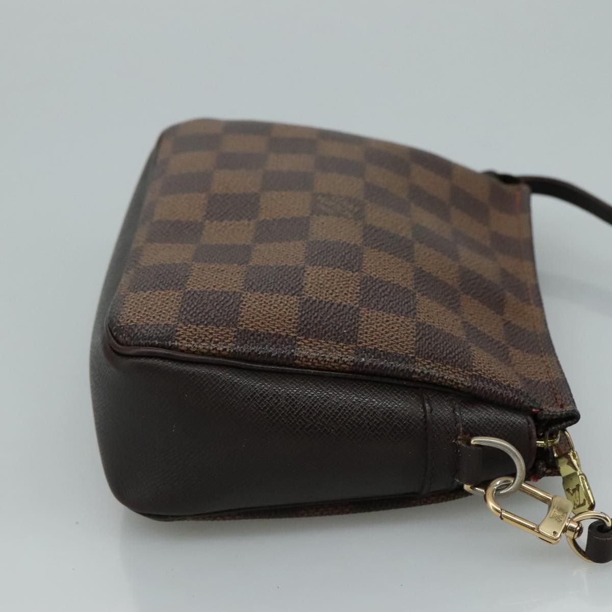 Louis Vuitton Trousse Makeup Brown Canvas Clutch Bag (Pre-Owned)