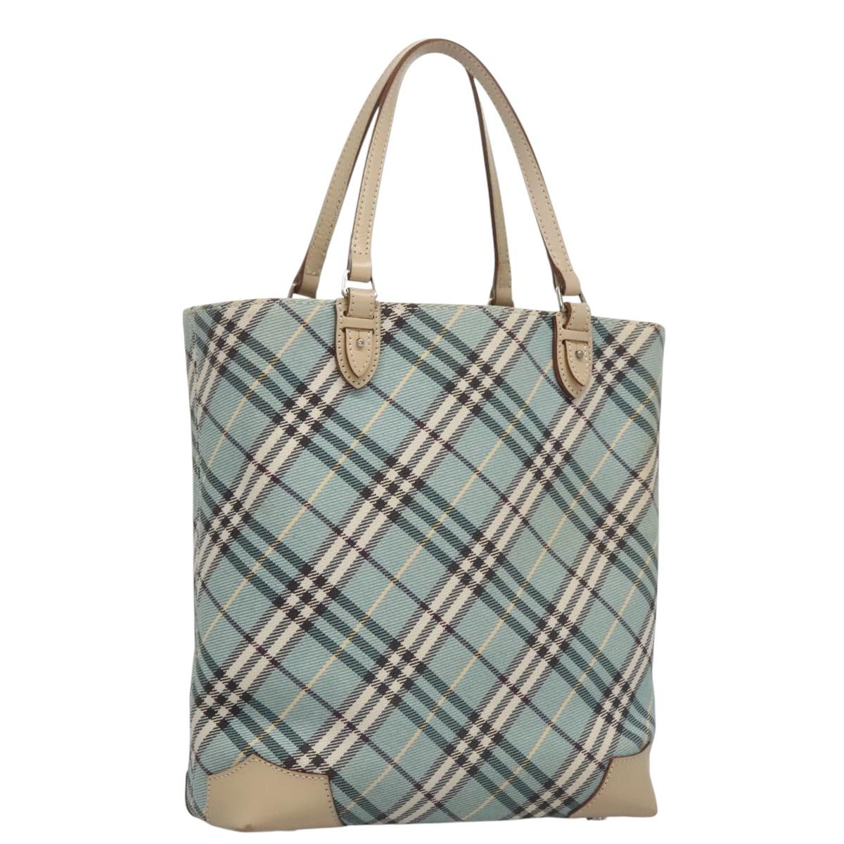 Burberry Blue Label Blue Canvas Tote Bag (Pre-Owned)