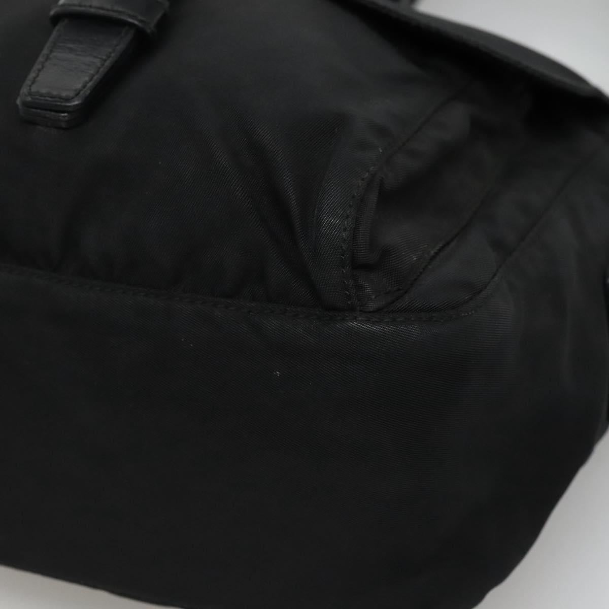 Prada Re-Nylon Black Synthetic Shoulder Bag (Pre-Owned)