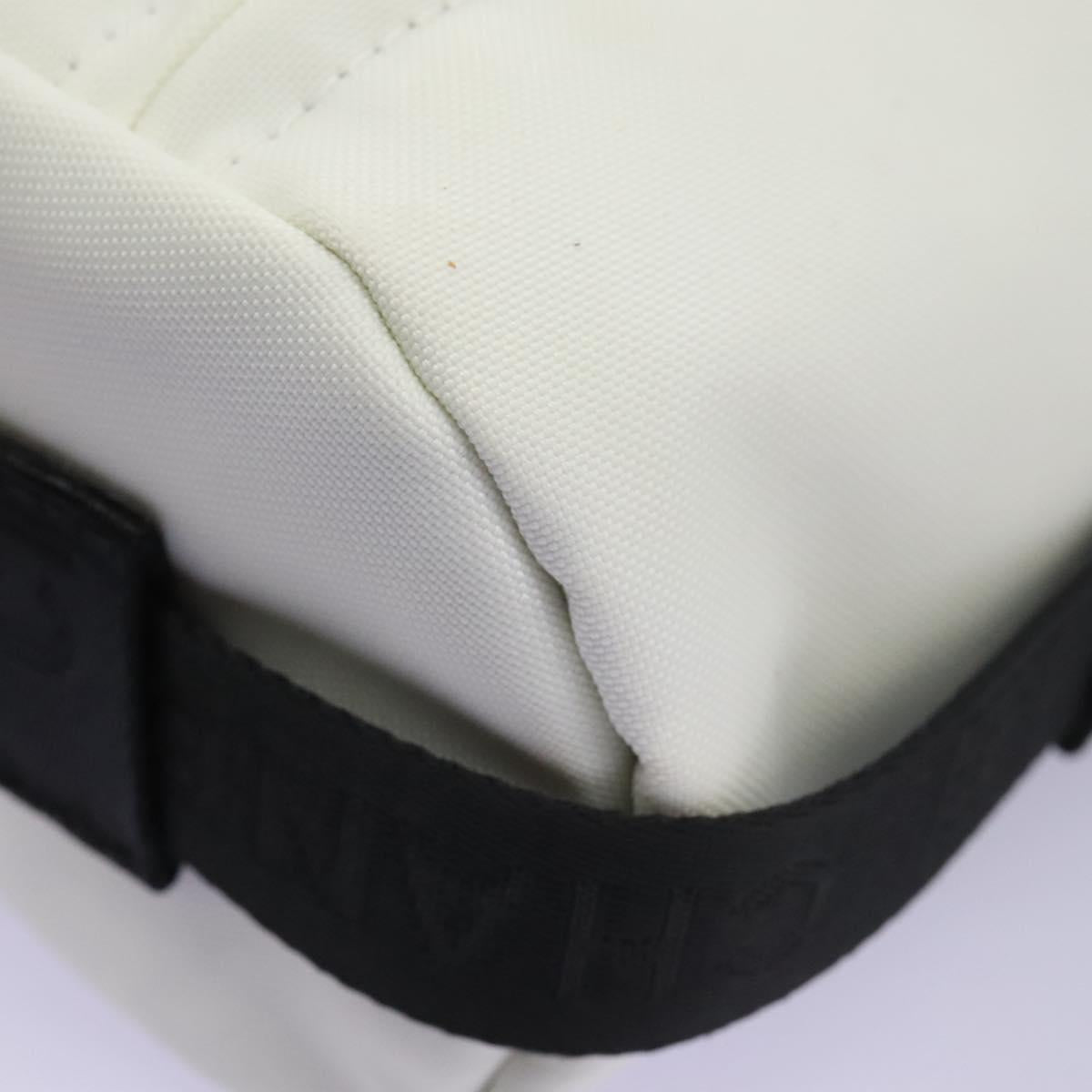 Chanel Sport Line White Synthetic Shoulder Bag (Pre-Owned)