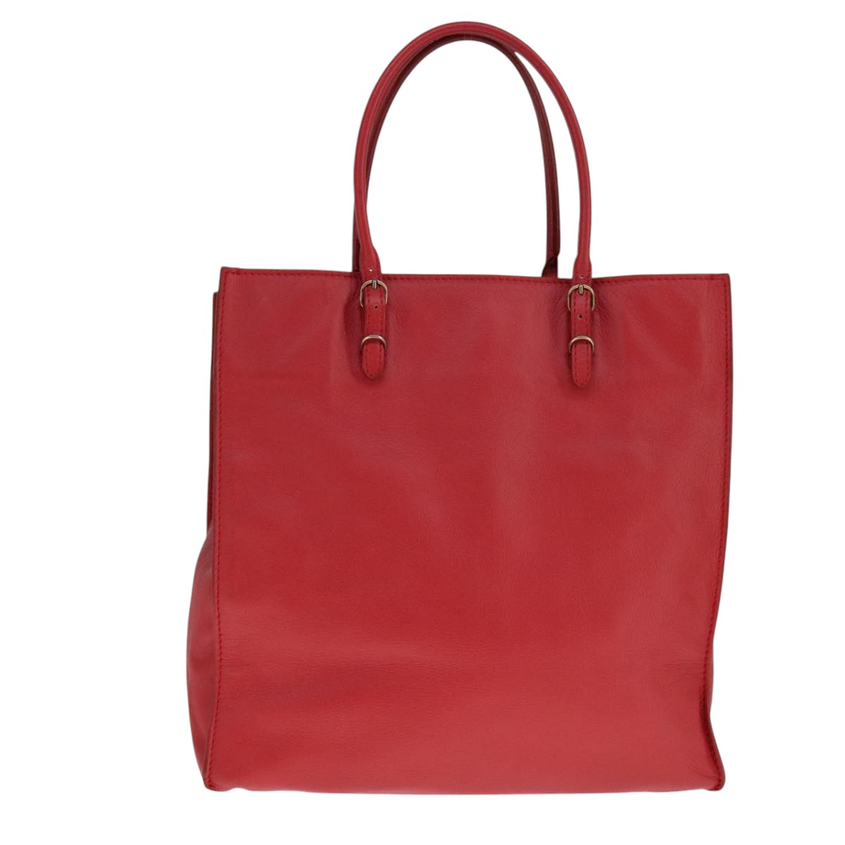 Balenciaga Papier Red Leather Tote Bag (Pre-Owned)