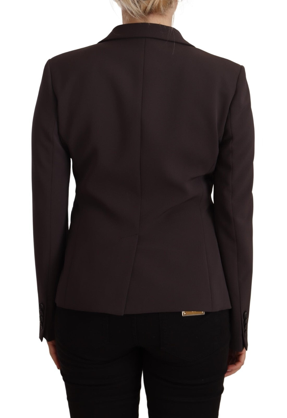 F.IT Brown Long Sleeve Single Breasted Women Jacket Women's Blazer