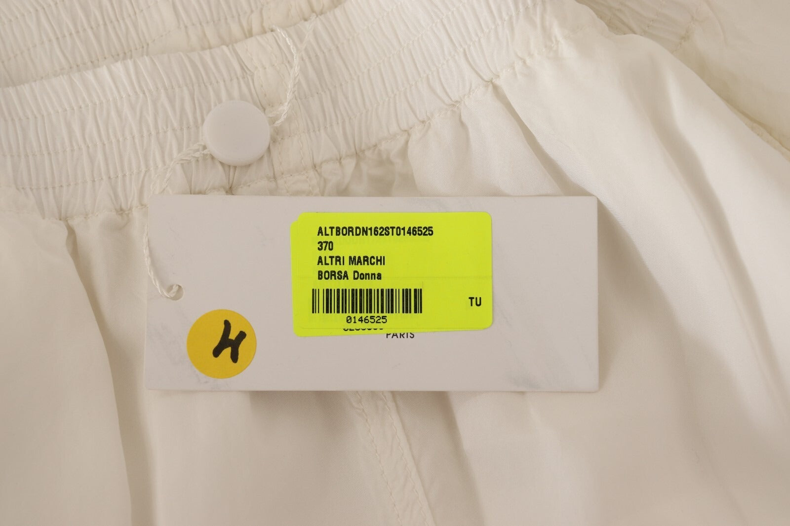 Maison Margiela White High Waist Cropped Women Trouser Women's Pants