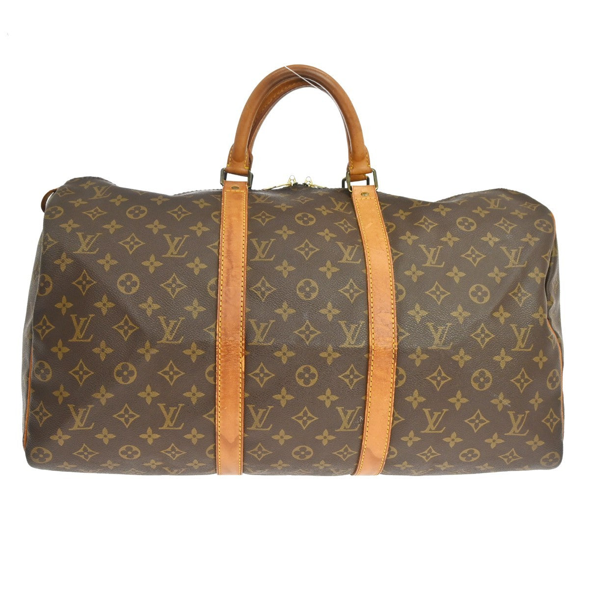 Louis Vuitton Keepall Monogram Canvas Brown Canvas Travel Bag Bag (Pre-Owned)
