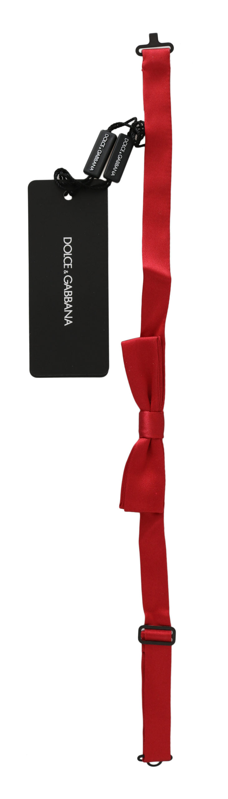 Dolce & Gabbana Elegant Red Silk Bow Men's Tie