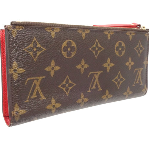 Louis Vuitton Adele Brown Canvas Wallet  (Pre-Owned)