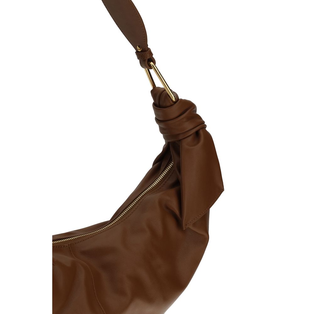 Coccinelle Brown Calf Leather Bos Taurus Shoulder Women's Bag