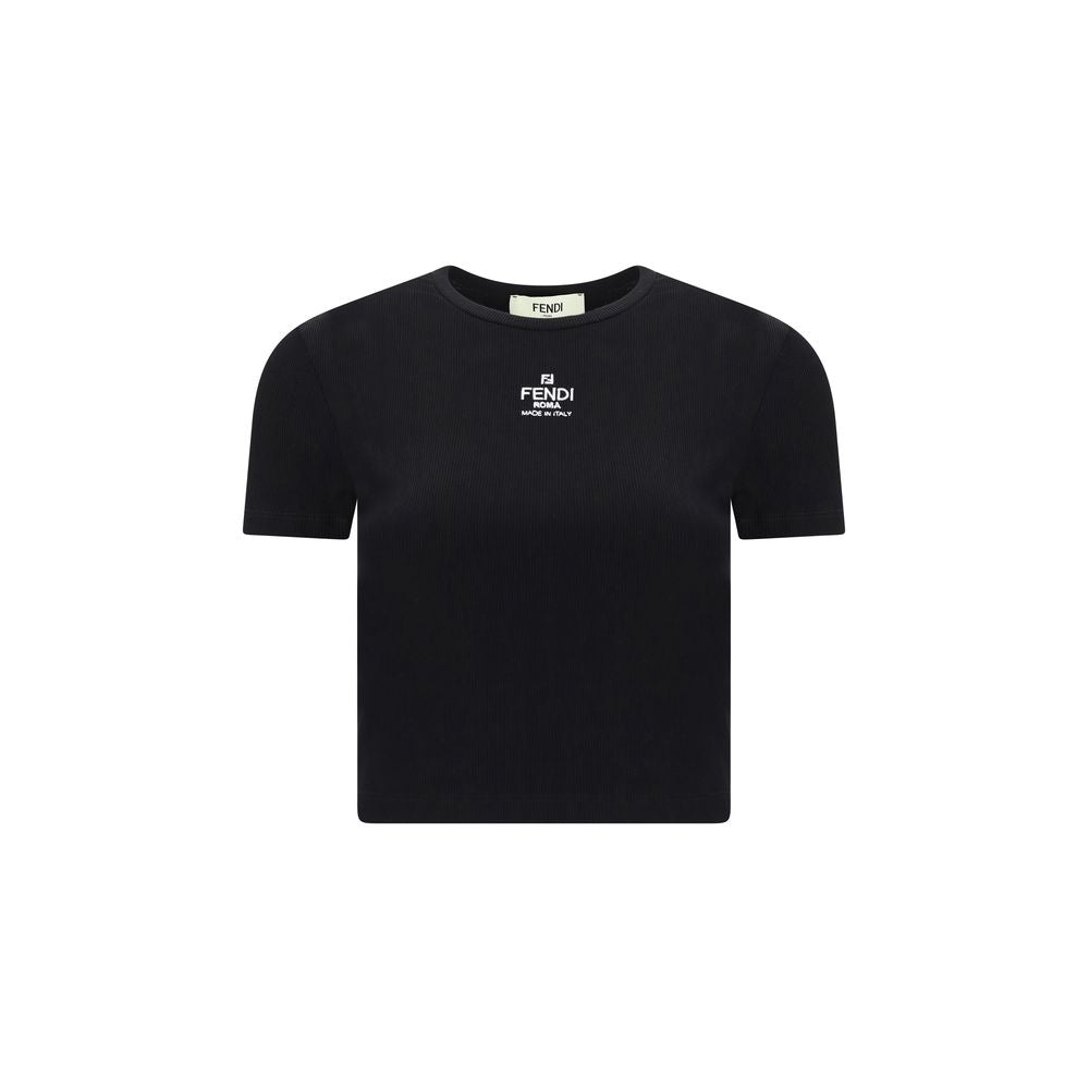 Fendi Black Cotton Women's T-Shirt