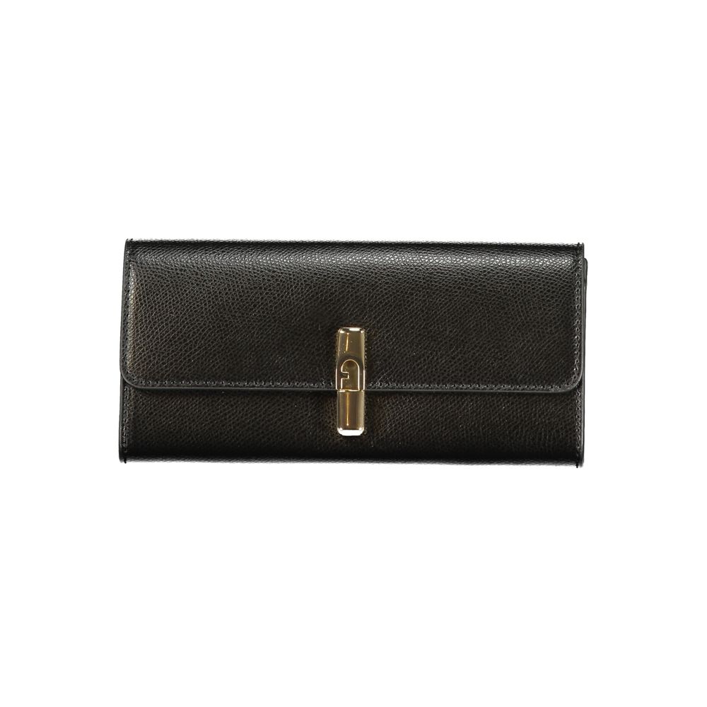Furla Nero Leather Woman Women's Wallet