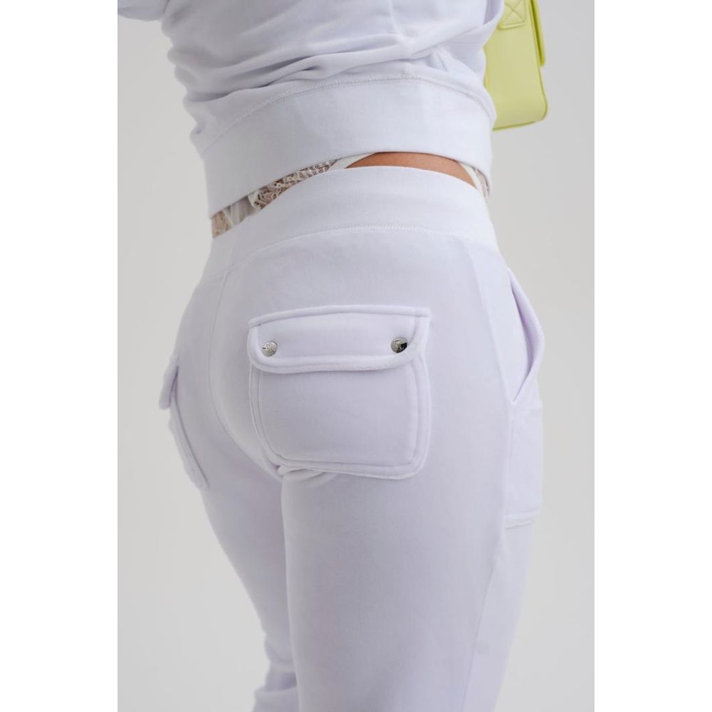 Juicy Couture White Polyester Casual Women's Pants