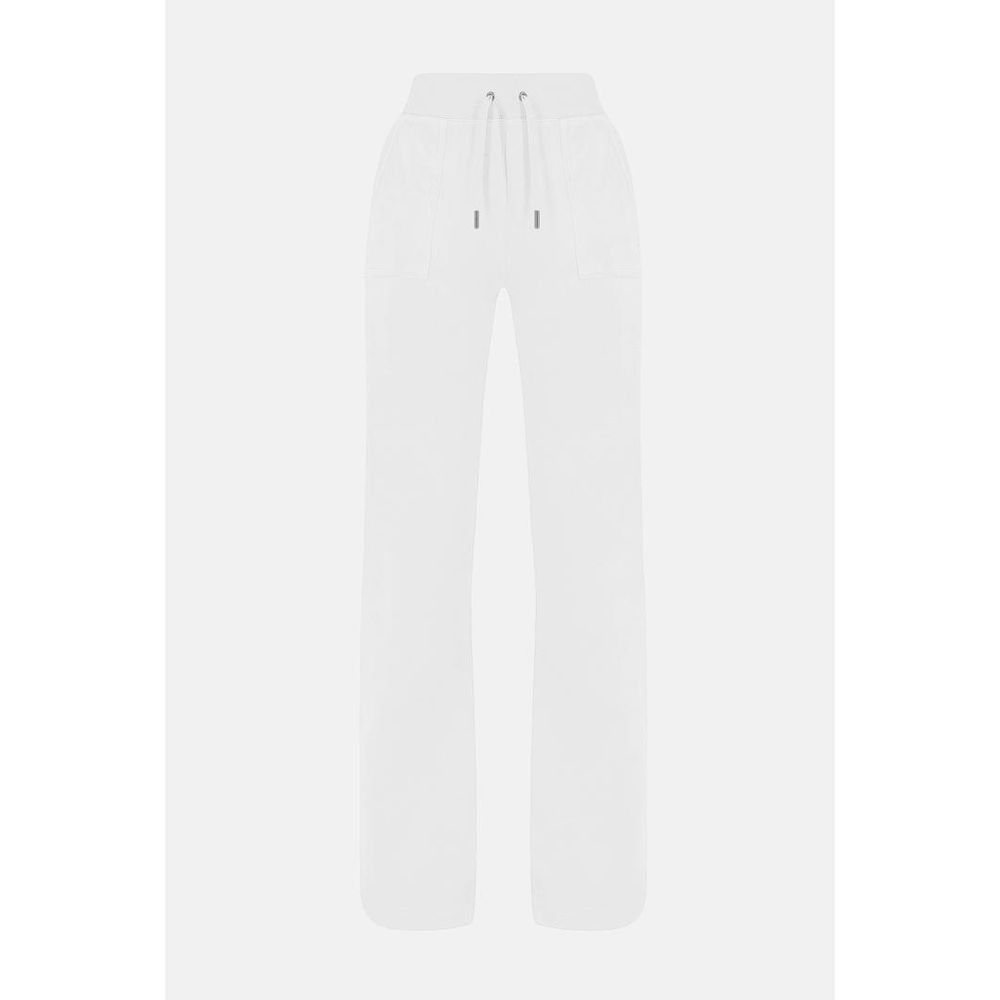 Juicy Couture White Polyester Casual Women's Pants