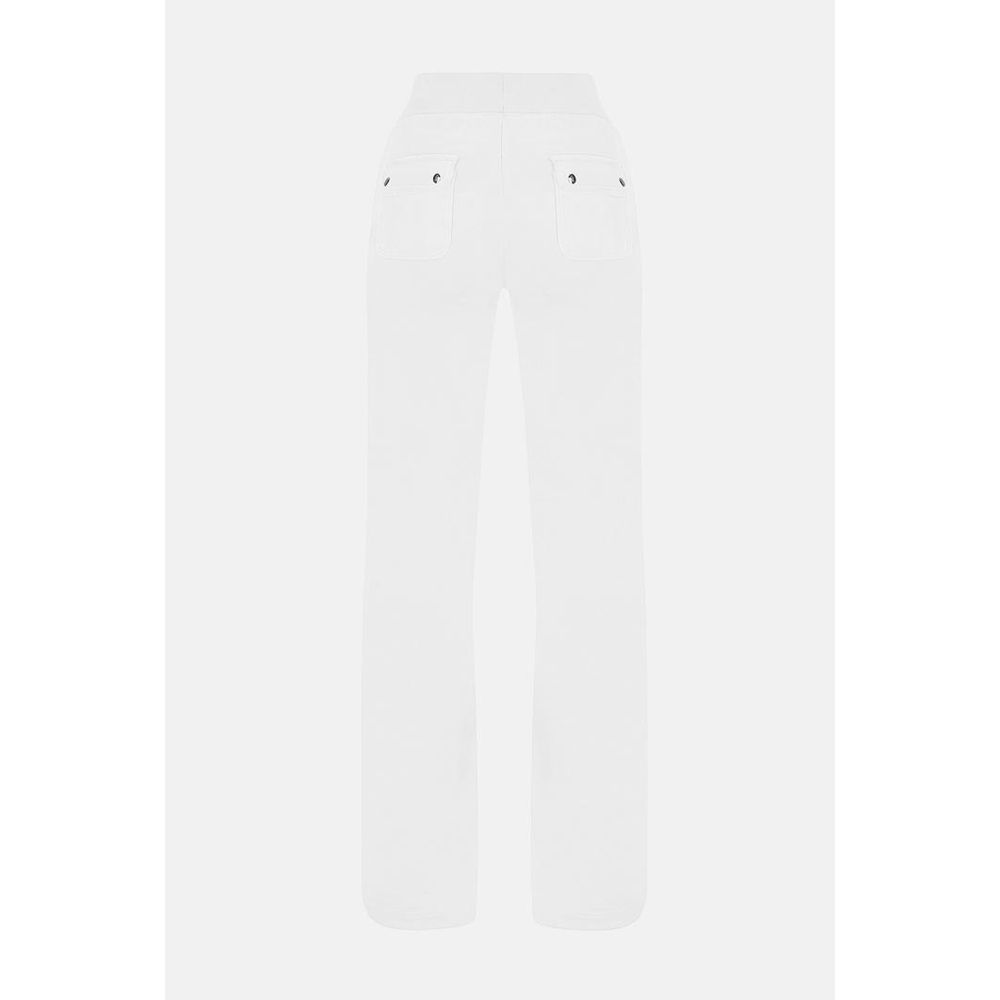 Juicy Couture White Polyester Casual Women's Pants