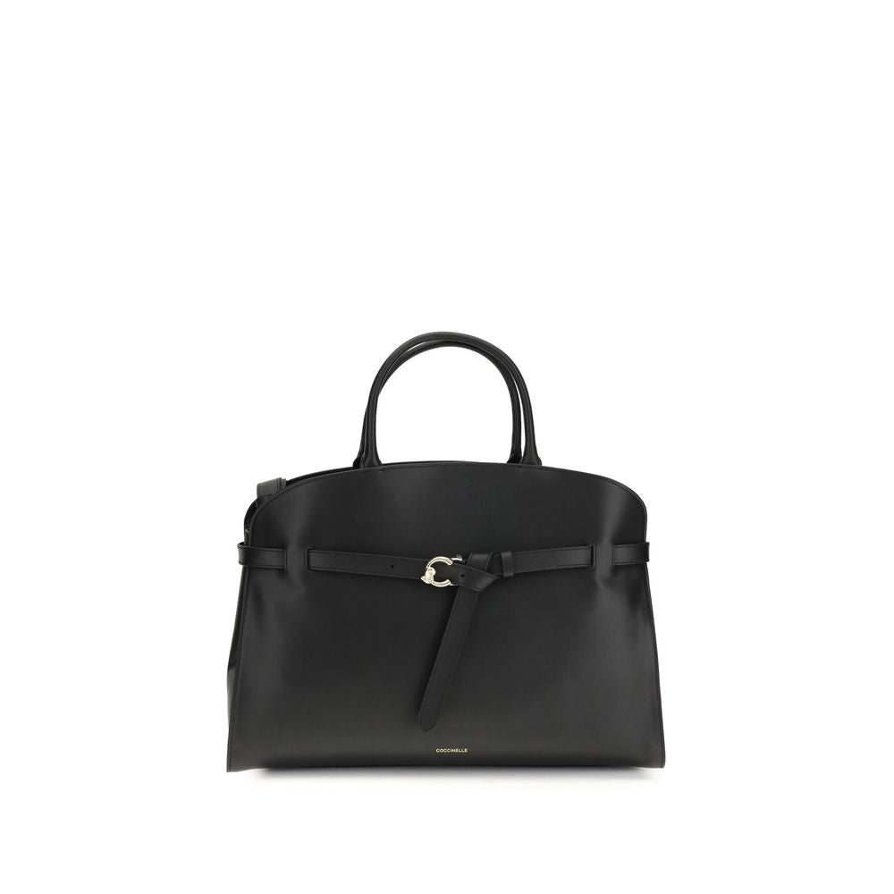 Coccinelle Black Calf Leather Bos Taurus Women's Handbag