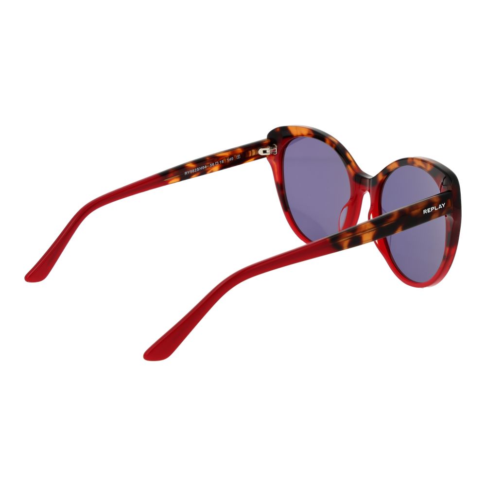 Replay Red Plastic Women's Sunglasses