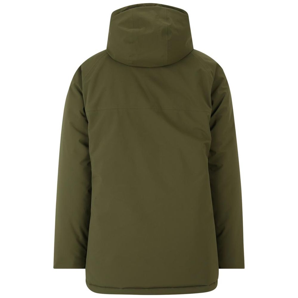 Fila Green Polyester Men's Parka