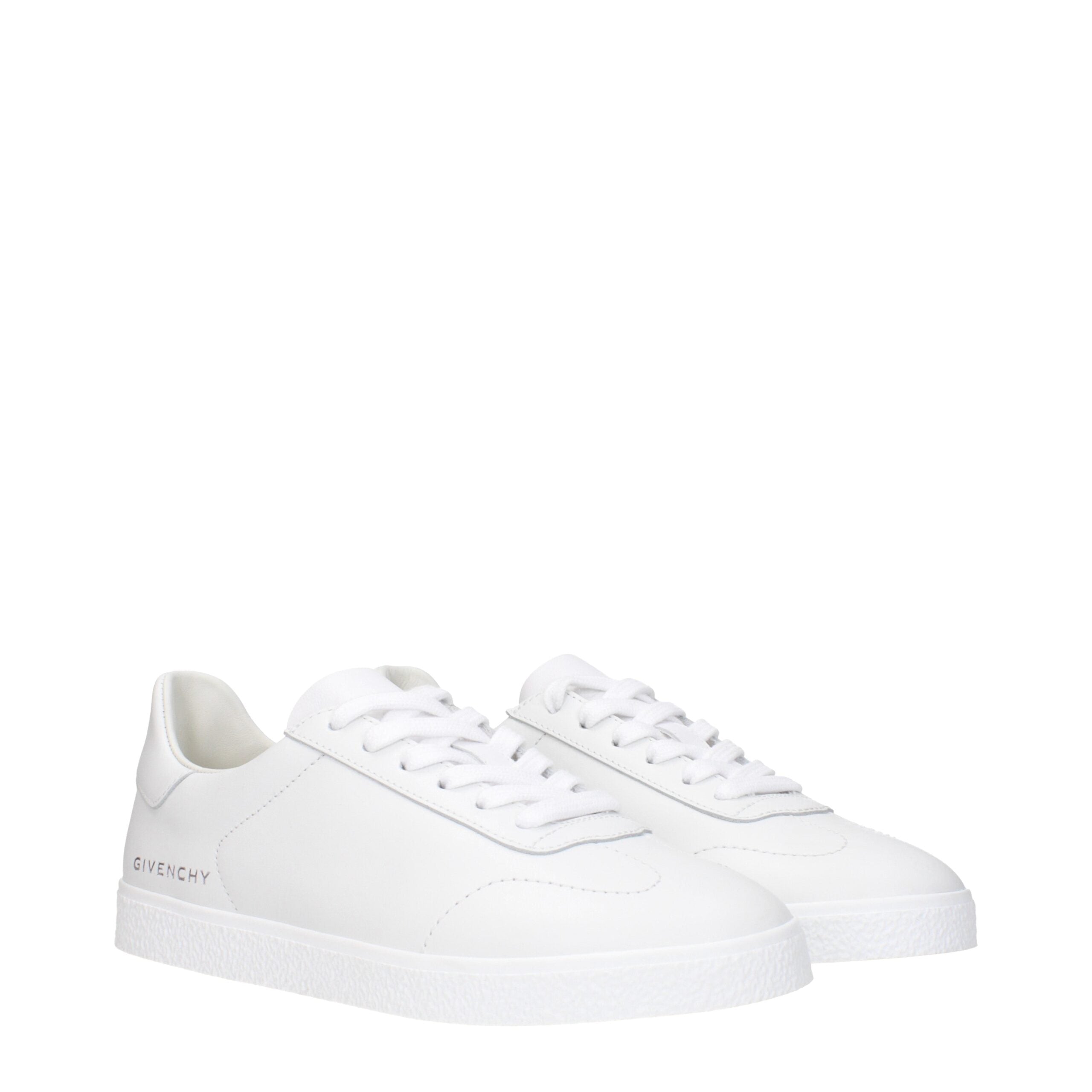 Givenchy White Leather Low Top Women's Sneakers