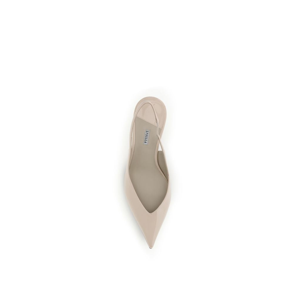 LE SILLA Multicolor Calf Leather Bos Taurus Mid Heel Women's Pumps
