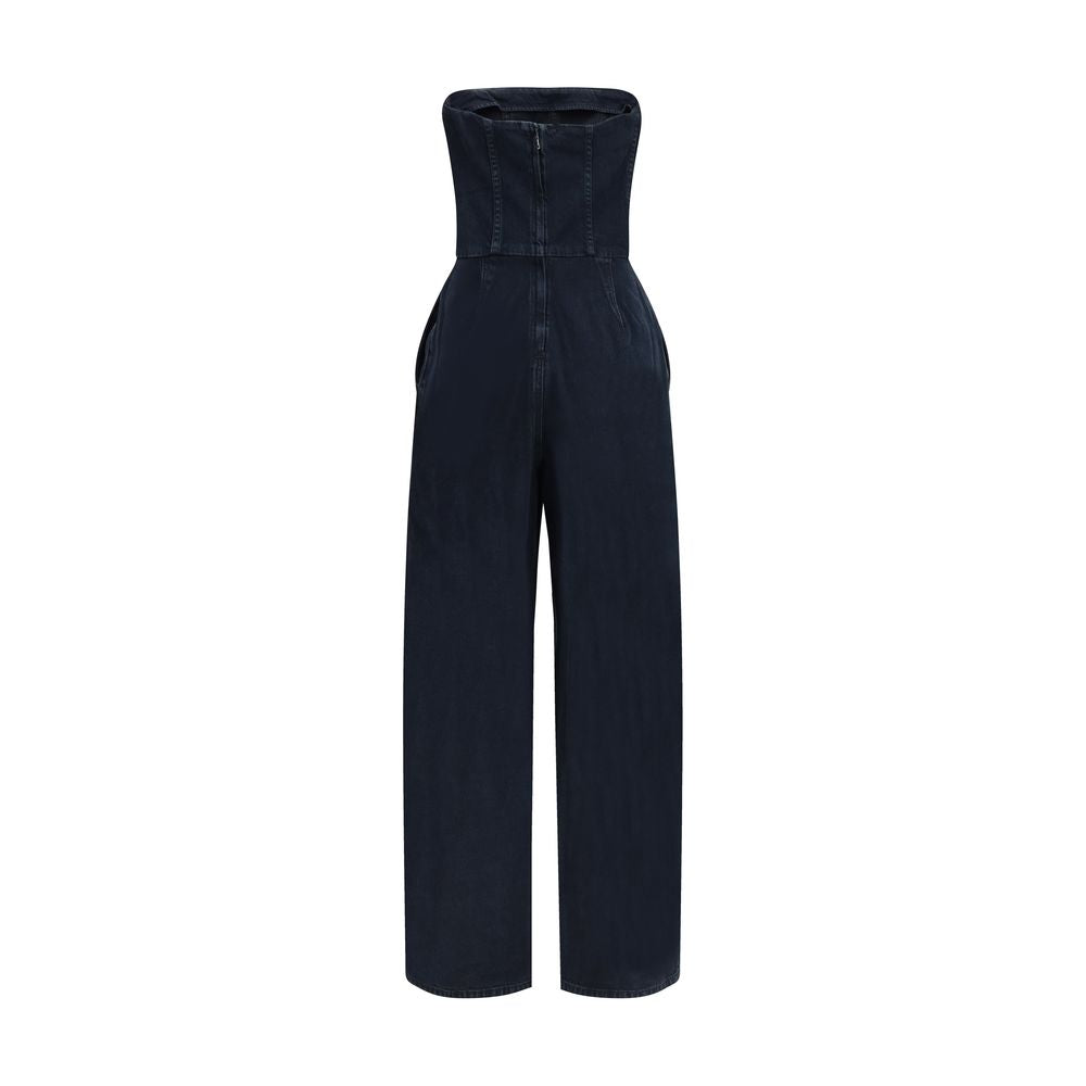 Agolde Blue Cotton Women's Jumpsuit