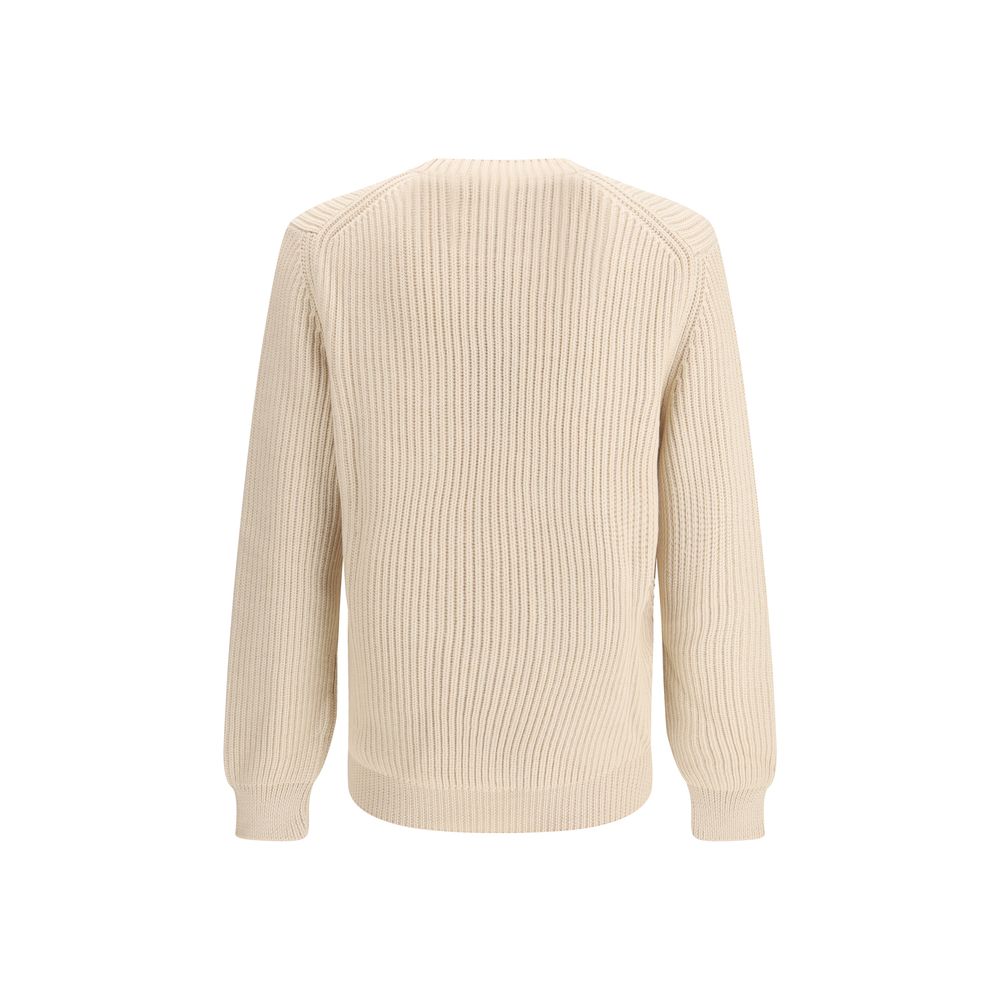 Fendi Beige Wool Oves Aries Men's Sweatshirt
